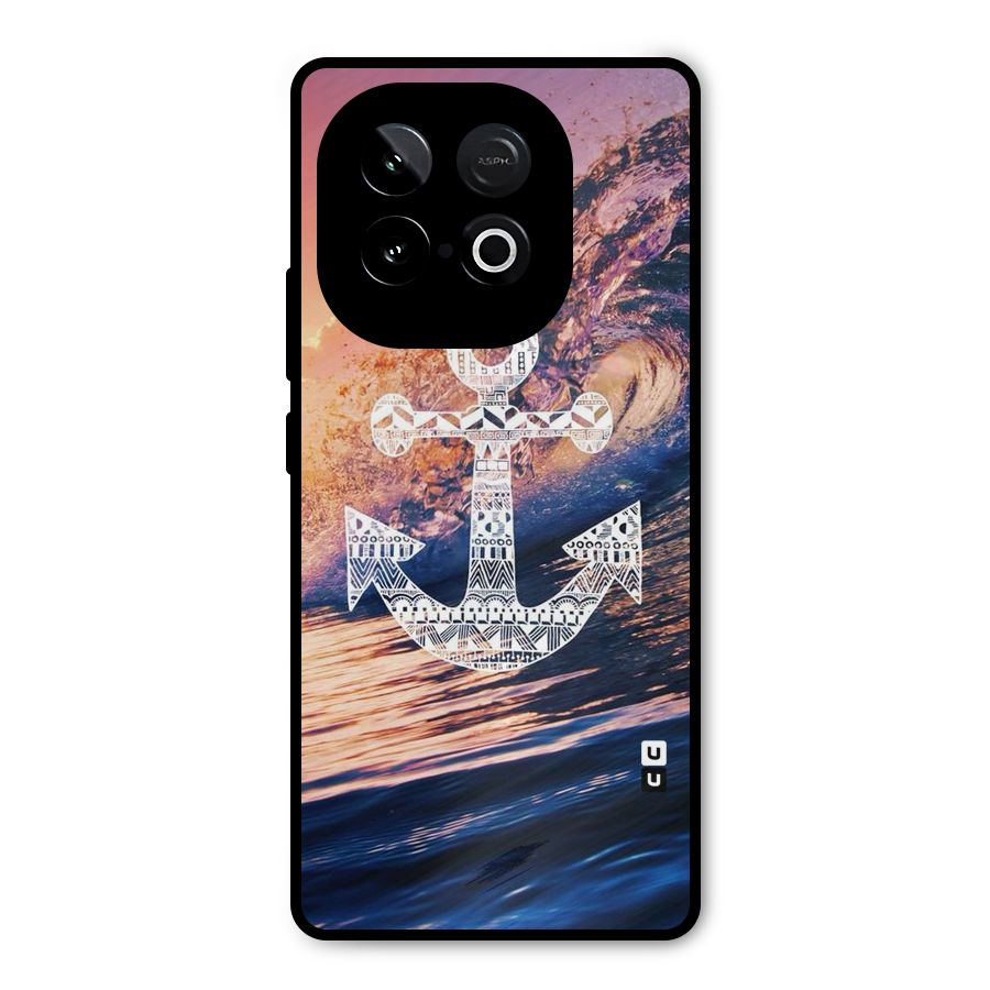 Ocean Anchor Wave Metal Back Case for iQOO Neo 10