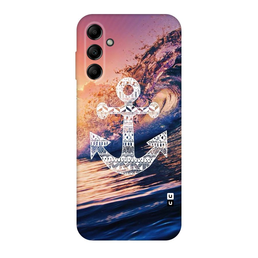 Ocean Anchor Wave Original Polycarbonate Back Case for Galaxy A14 5G