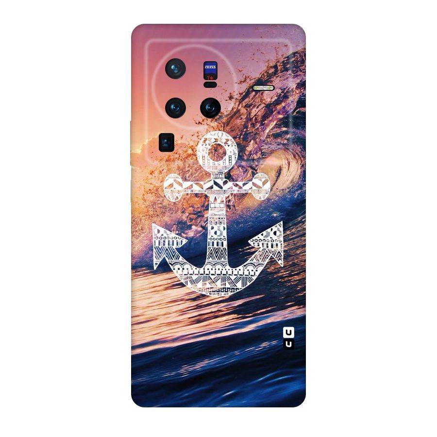 Ocean Anchor Wave Original Polycarbonate Back Case for Vivo X80