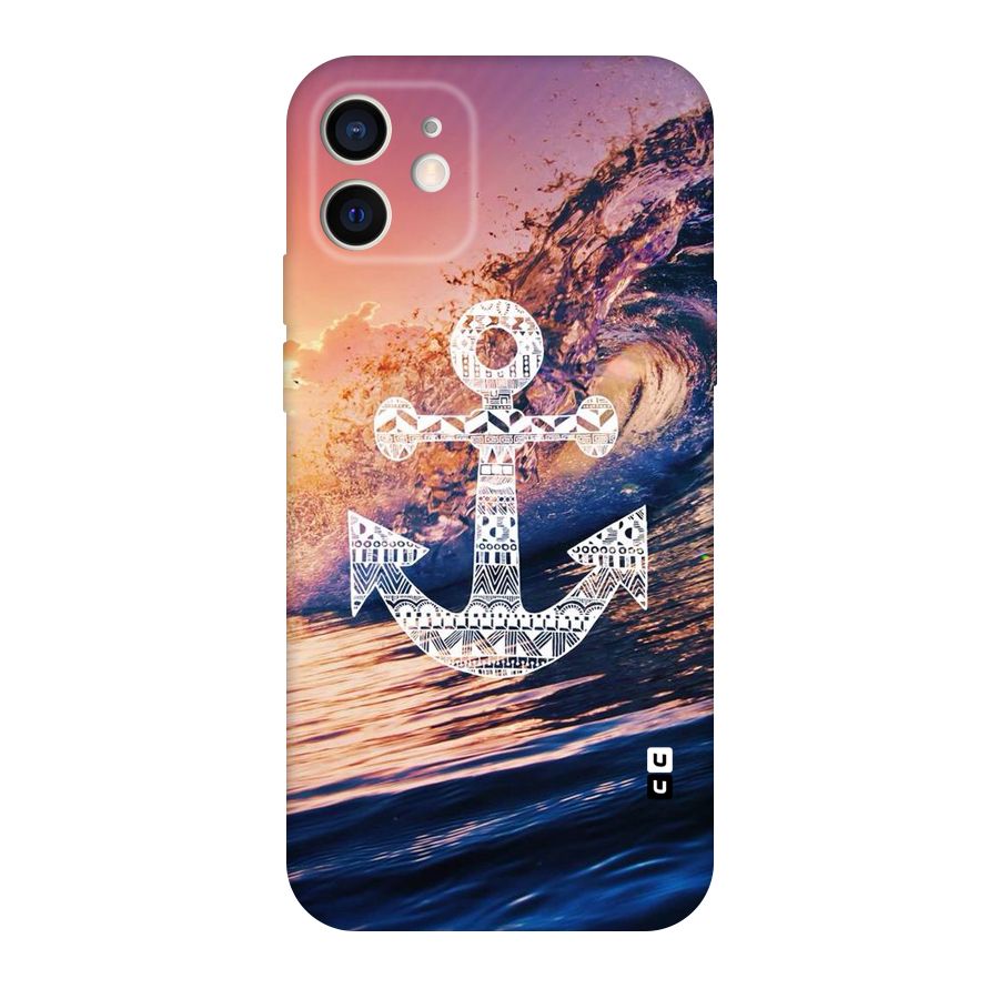 Ocean Anchor Wave Original Polycarbonate Back Case for iPhone 12