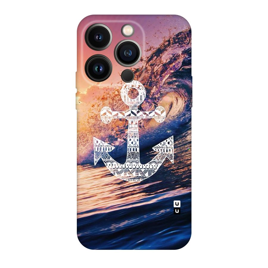 Ocean Anchor Wave Original Polycarbonate Back Case for iPhone 14 Pro