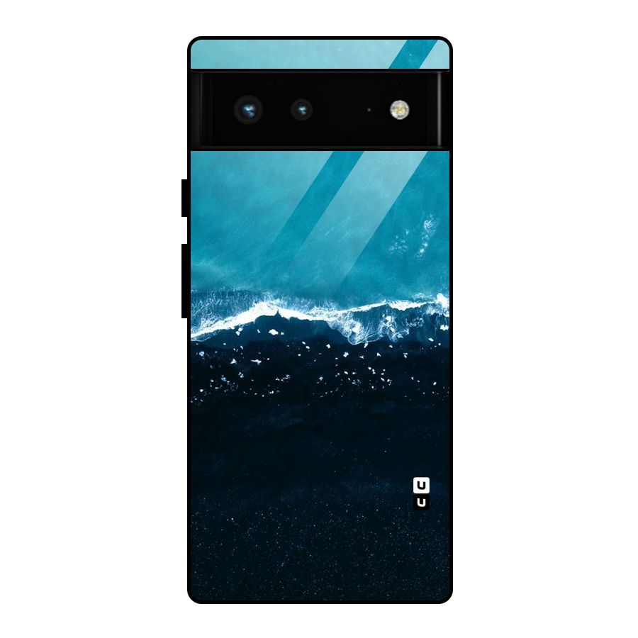 Ocean Blues Glass Back Case for Google Pixel 6