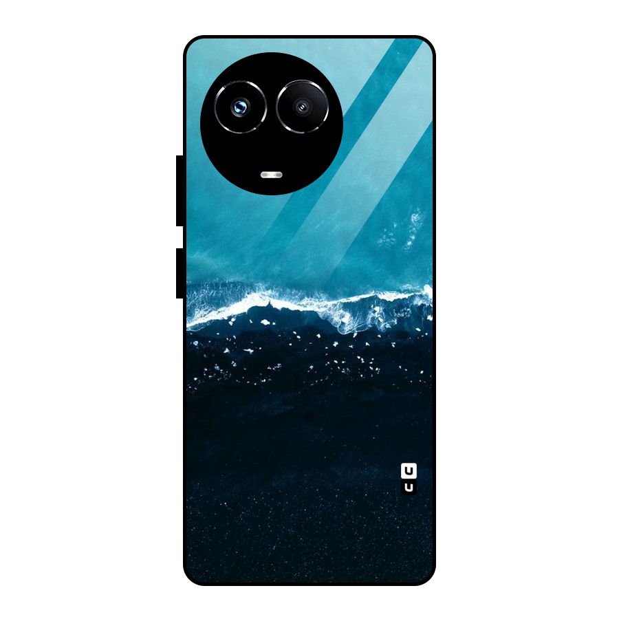 Ocean Blues Glass Back Case for Realme Narzo 60X