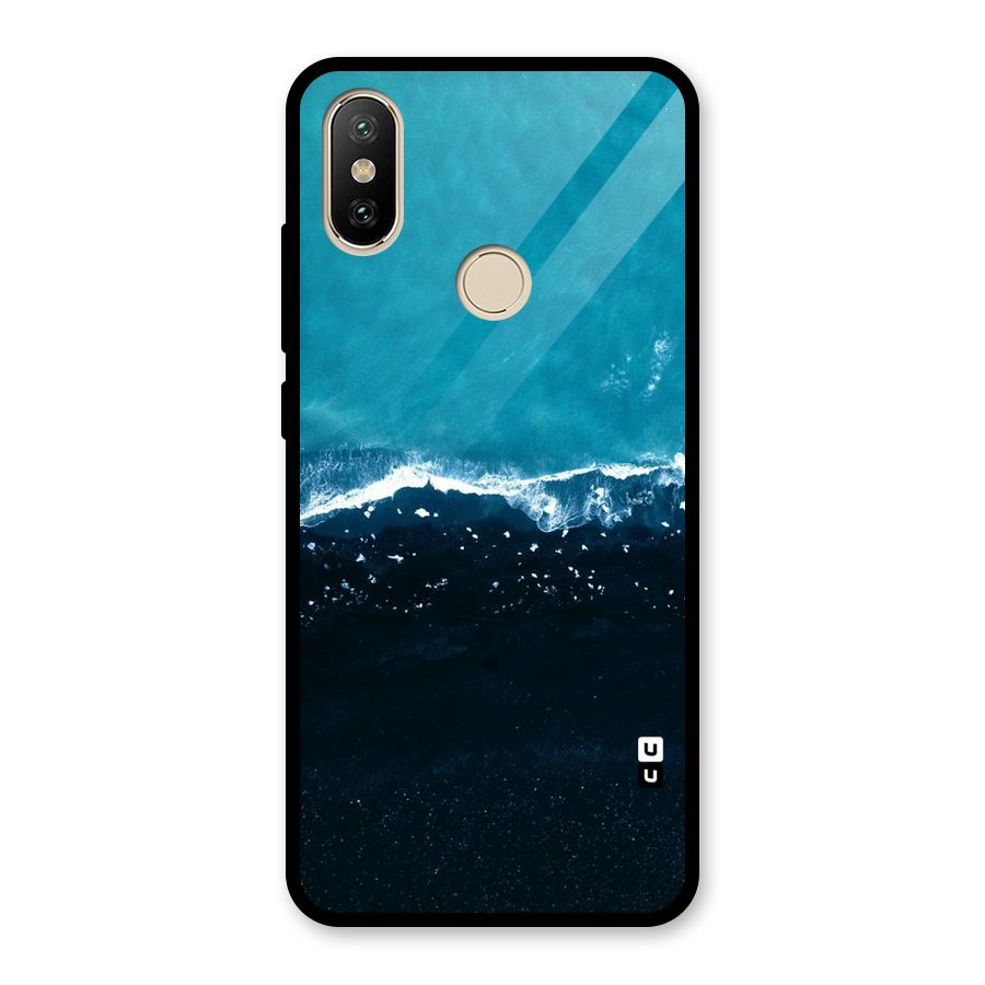 Ocean Blues Glass Back Case for Redmi A2