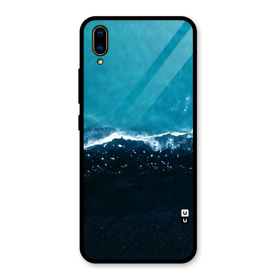 Ocean Blues Glass Back Case for Vivo V11 Pro