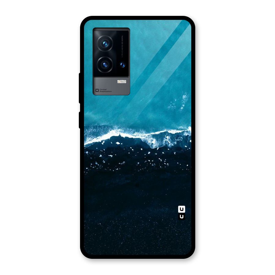 Ocean Blues Glass Back Case for iQOO 9 5G