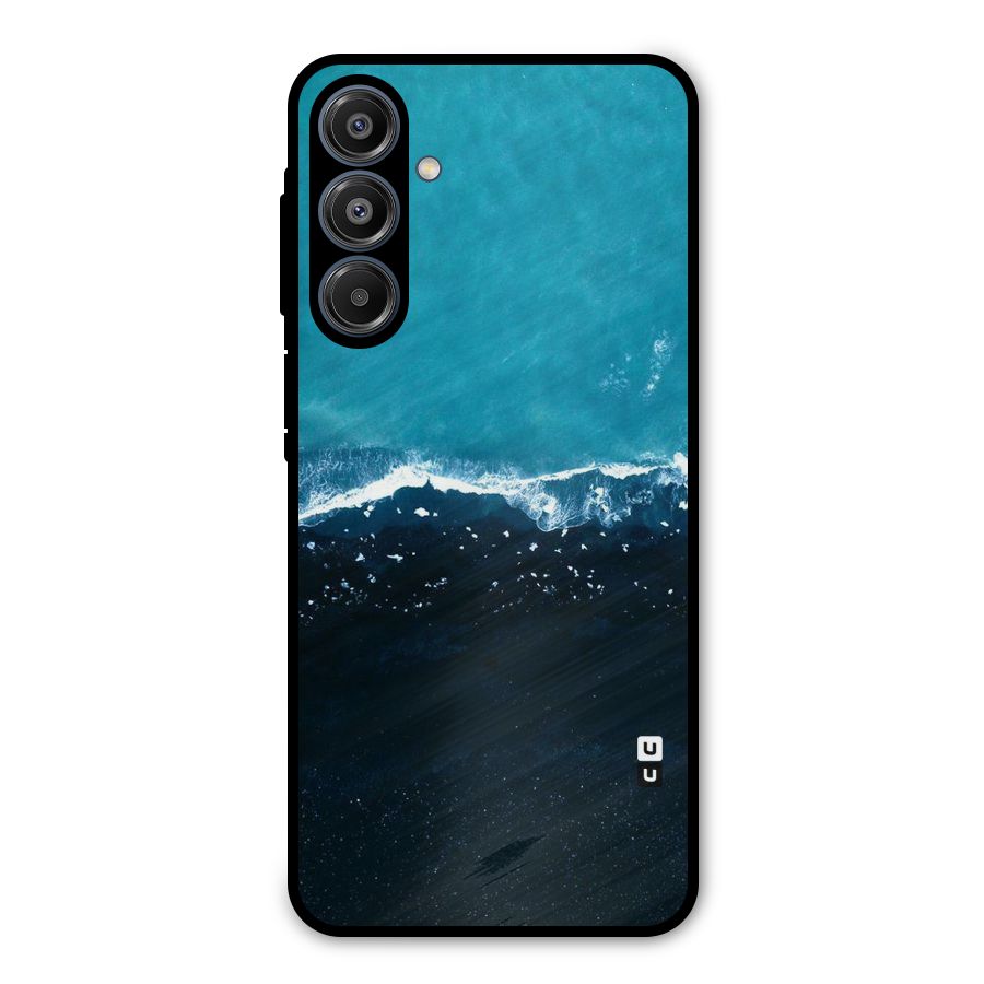 Ocean Blues Metal Back Case for Galaxy A16 5G