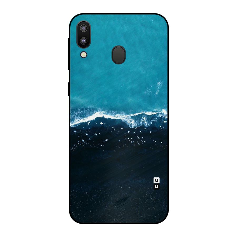 Ocean Blues Metal Back Case for Galaxy M20