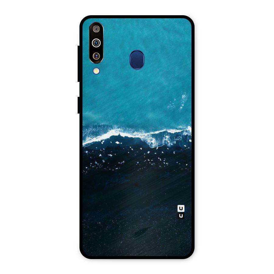 Ocean Blues Metal Back Case for Galaxy M30