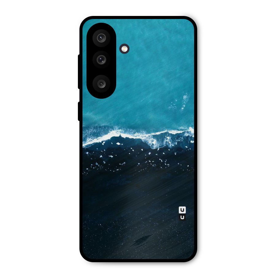 Ocean Blues Metal Back Case for Galaxy M56