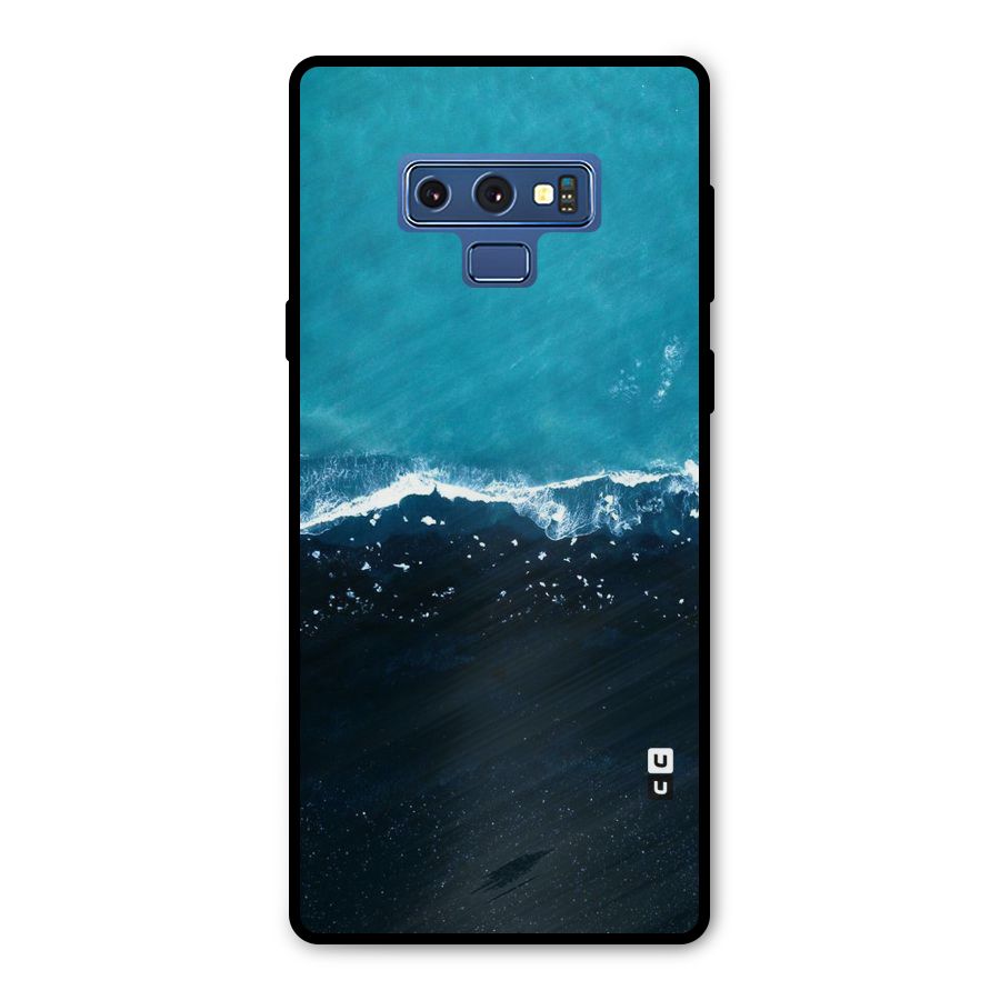 Ocean Blues Metal Back Case for Galaxy Note 9