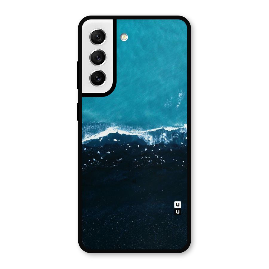 Ocean Blues Metal Back Case for Galaxy S21 FE 5G