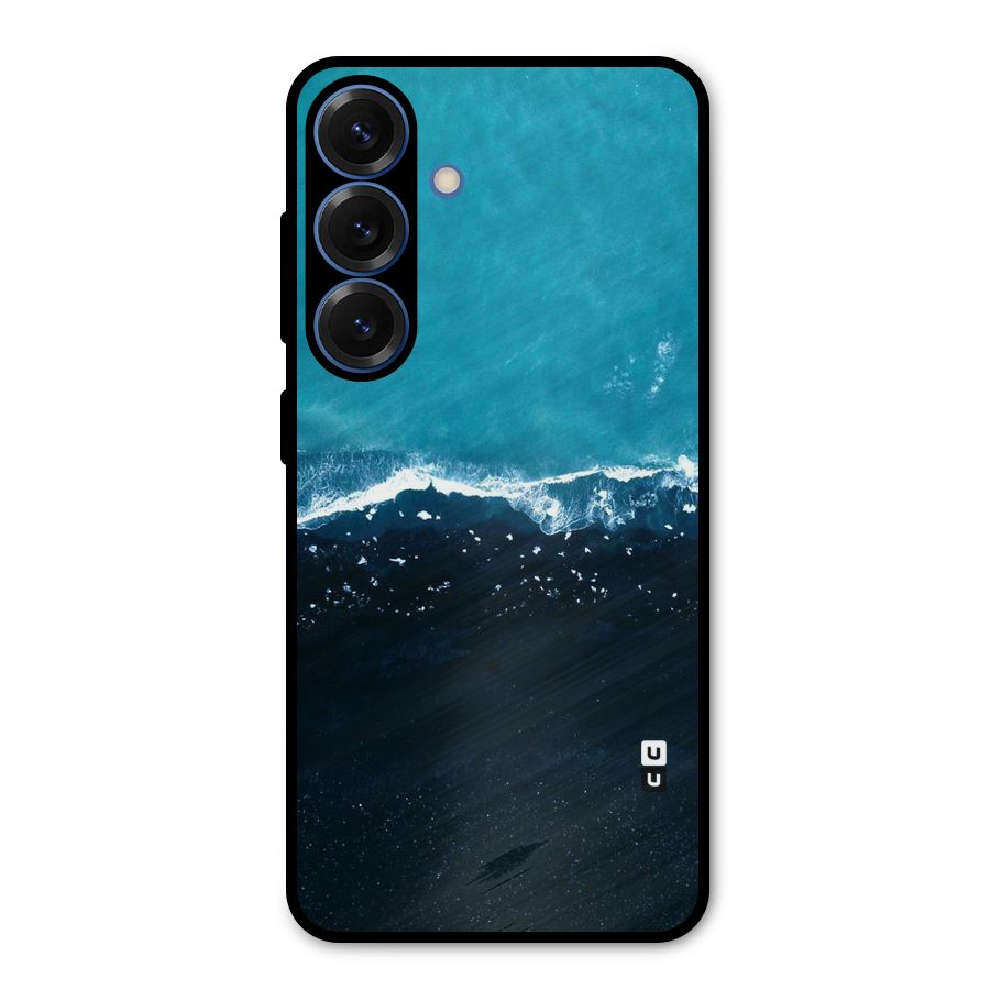 Ocean Blues Metal Back Case for Galaxy S25