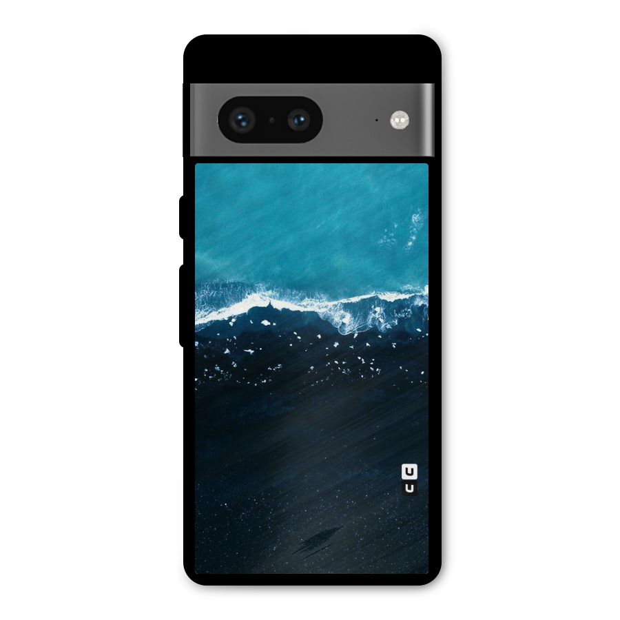 Ocean Blues Metal Back Case for Google Pixel 7