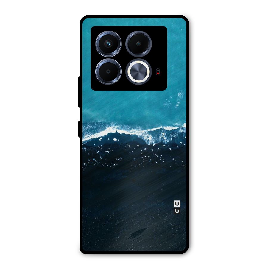 Ocean Blues Metal Back Case for Infinix Note 40 5G