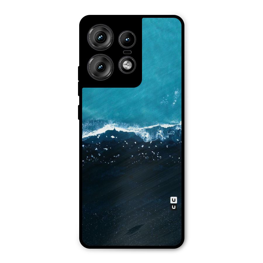 Ocean Blues Metal Back Case for Motorola Edge 50 Pro