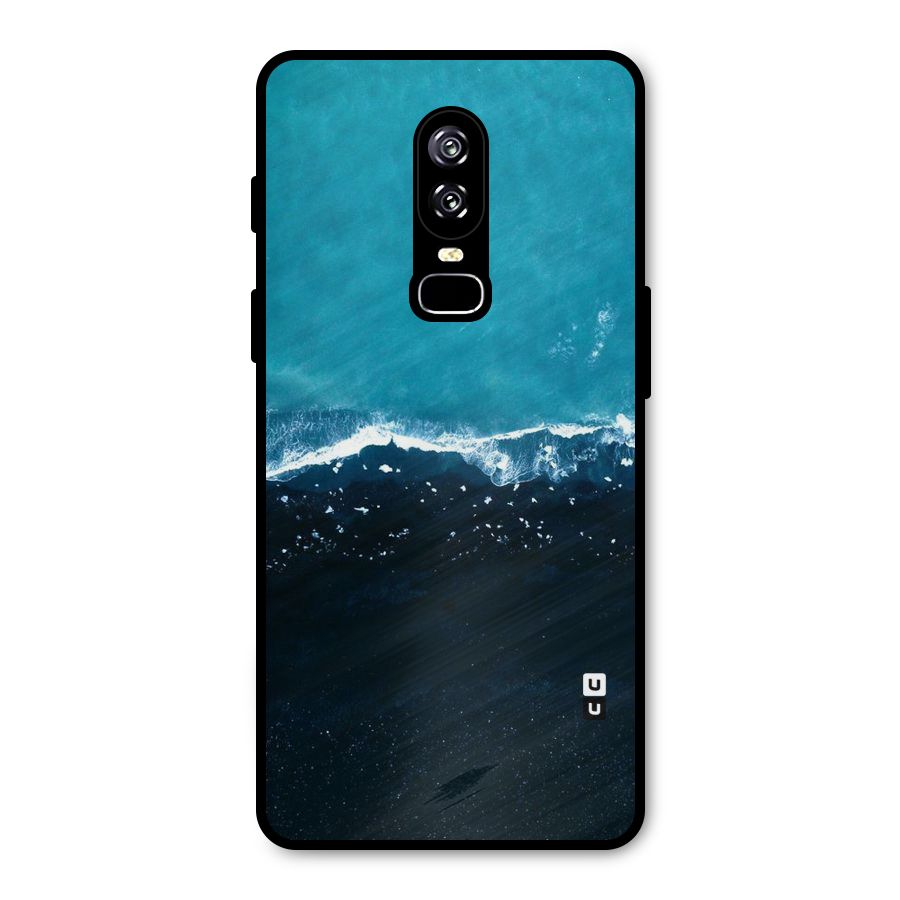 Ocean Blues Metal Back Case for OnePlus 6