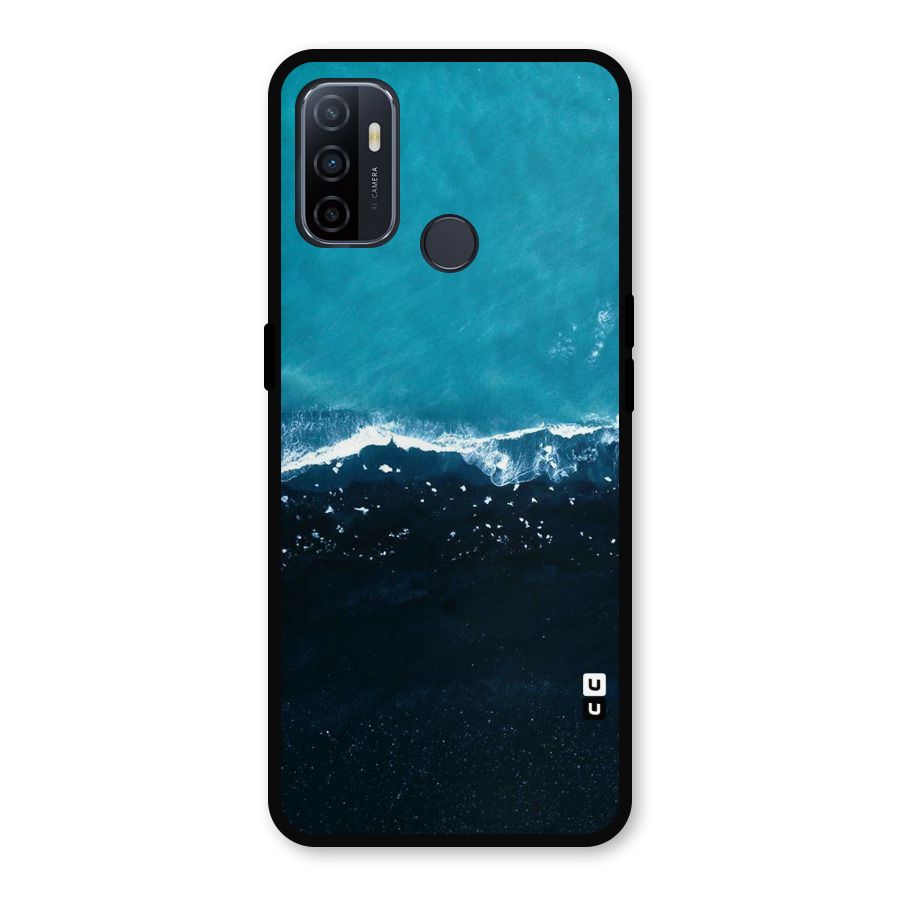 Ocean Blues Metal Back Case for Oppo A53