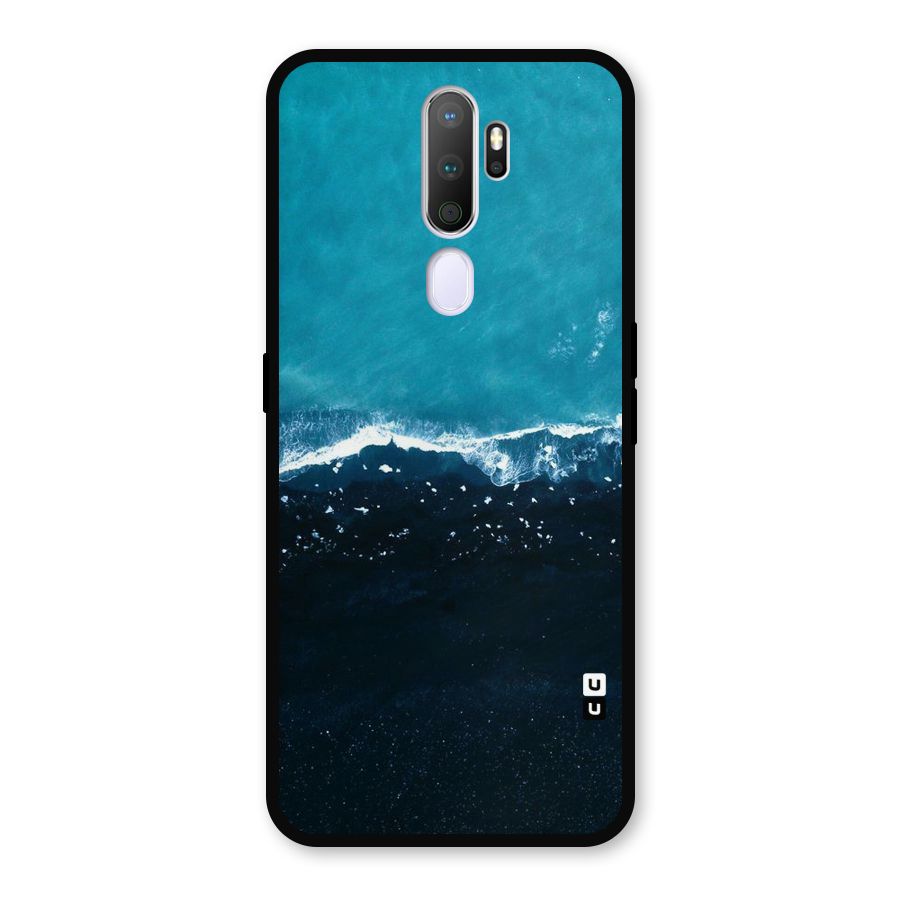 Ocean Blues Metal Back Case for Oppo A5 (2020)