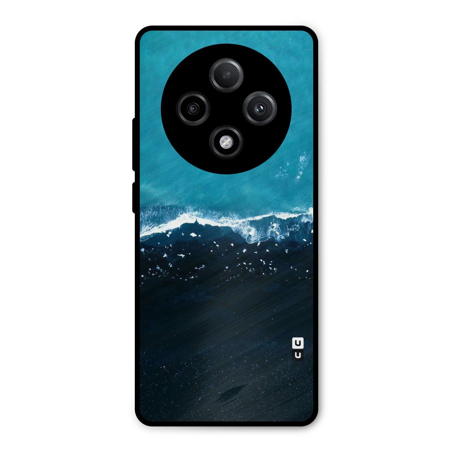 Ocean Blues Metal Back Case for Oppo F27 Pro Plus