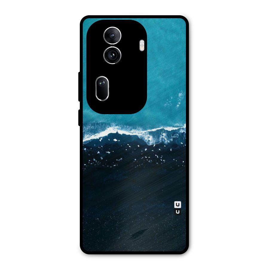 Ocean Blues Metal Back Case for Oppo Reno11 Pro 5G