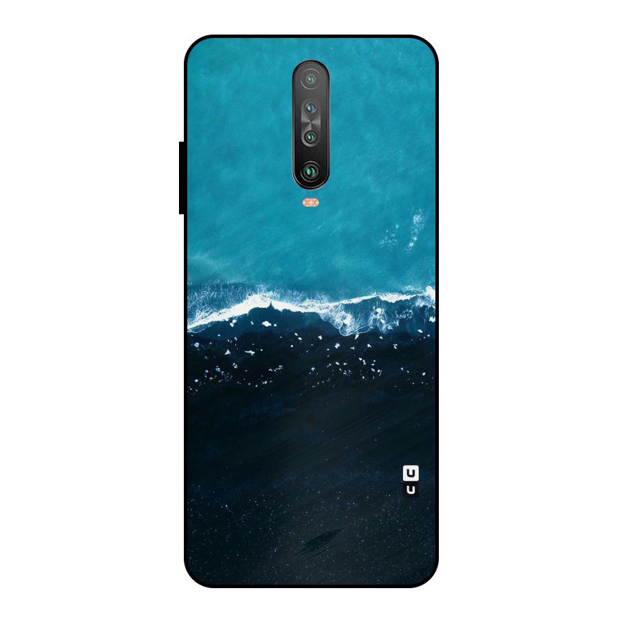 Ocean Blues Metal Back Case for Poco X2