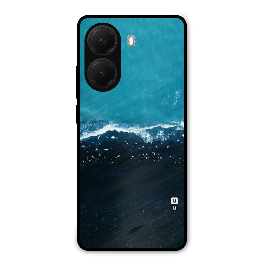 Ocean Blues Metal Back Case for Poco X7 Pro