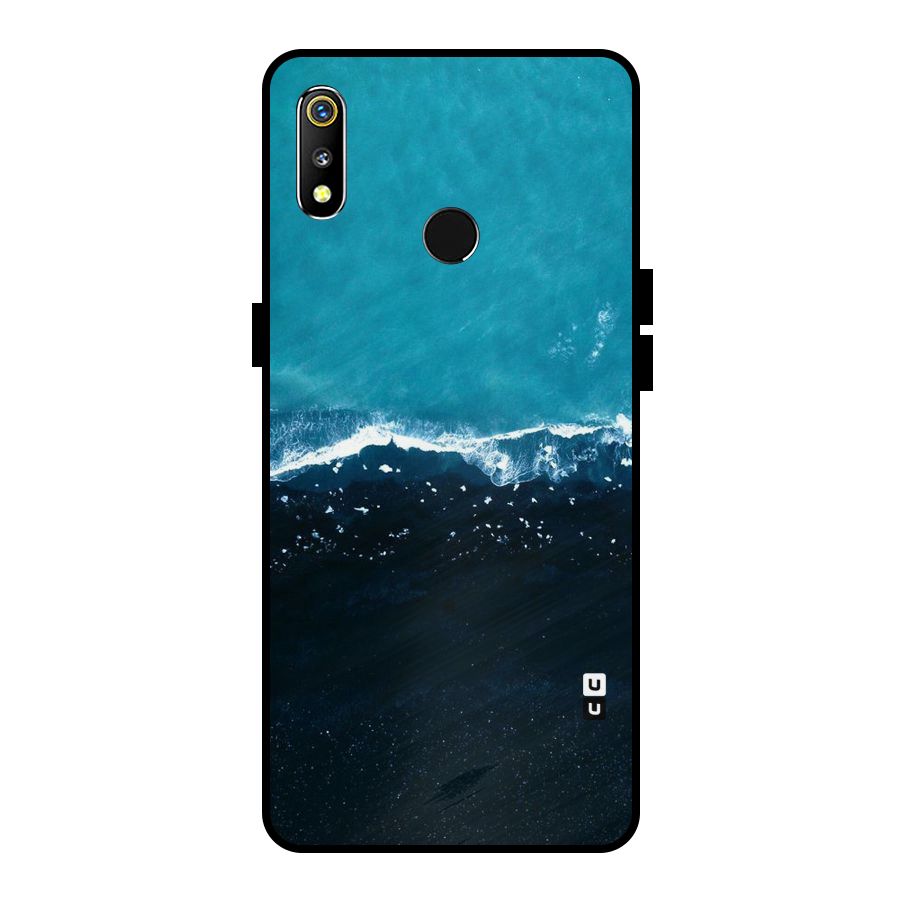 Ocean Blues Metal Back Case for Realme 3i