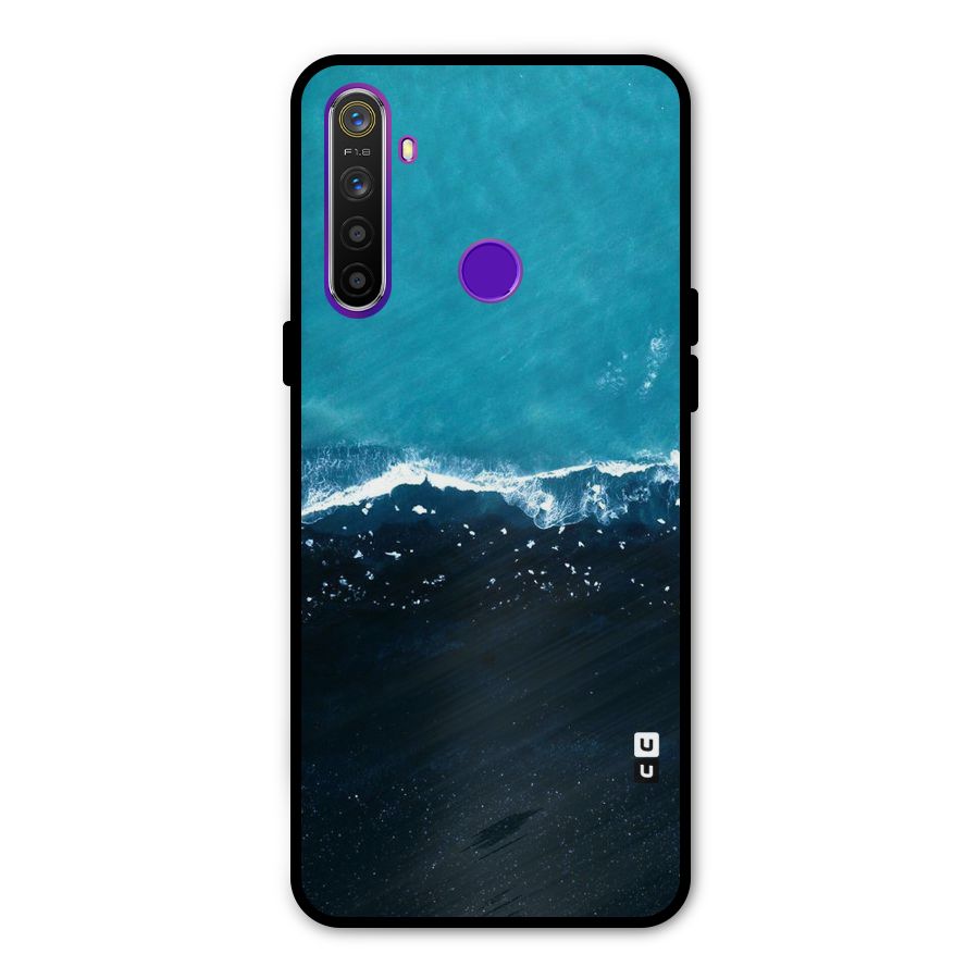 Ocean Blues Metal Back Case for Realme 5i