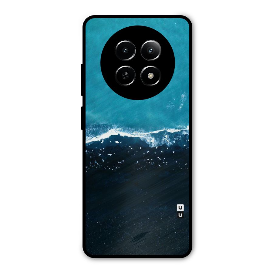Ocean Blues Metal Back Case for Realme Narzo 70x 5G