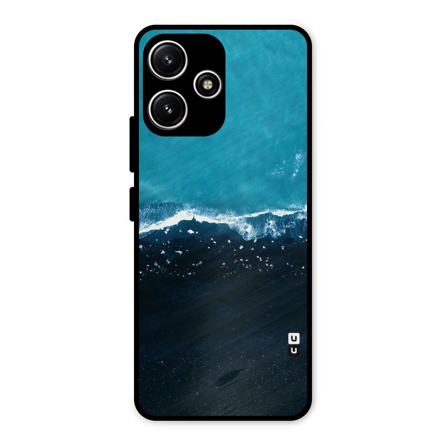 Ocean Blues Metal Back Case for Redmi 12 5G