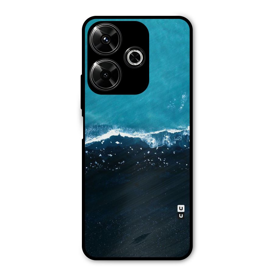 Ocean Blues Metal Back Case for Redmi 13 5G