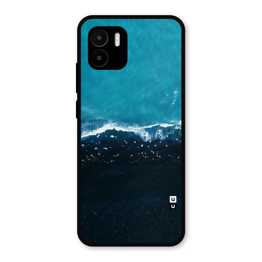 Ocean Blues Metal Back Case for Redmi A2
