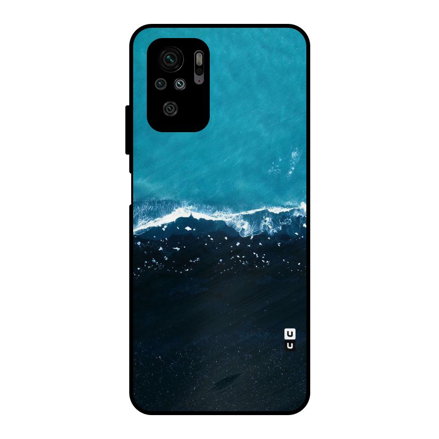 Ocean Blues Metal Back Case for Redmi Note 10S