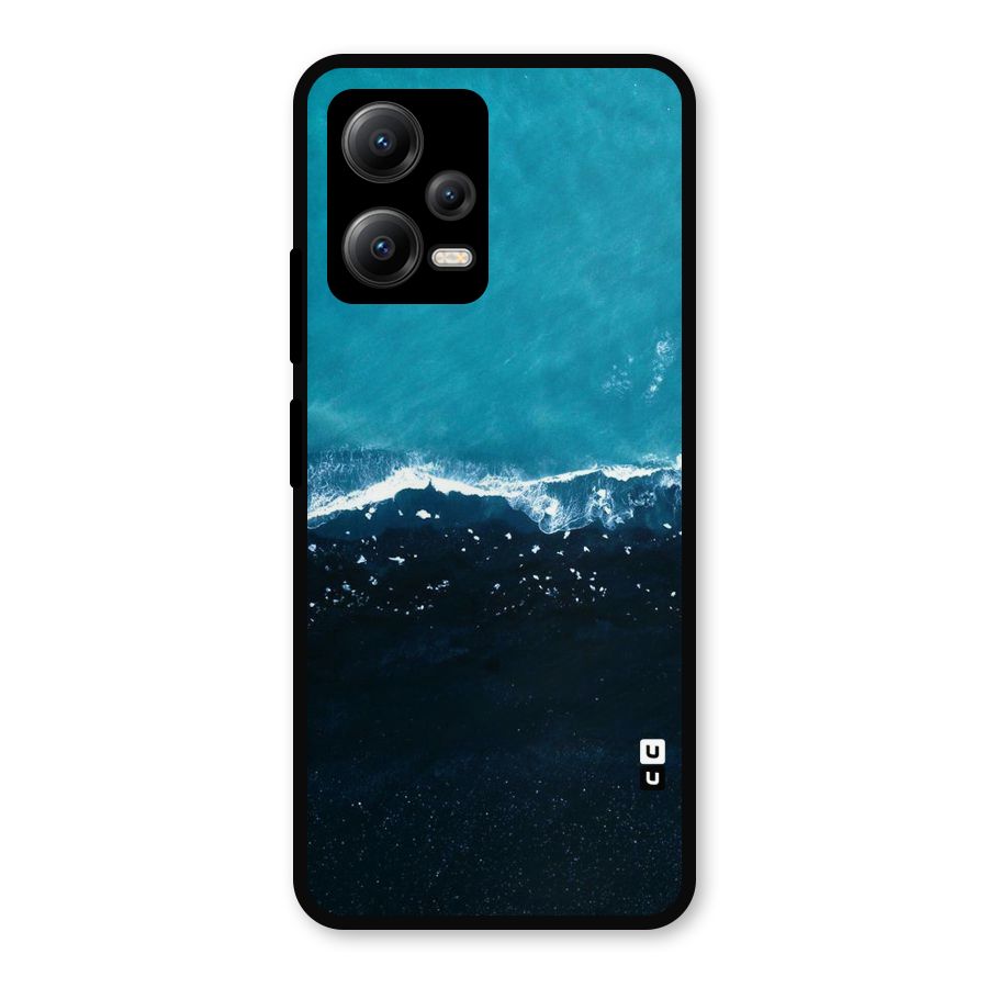 Ocean Blues Metal Back Case for Redmi Note 12 5G