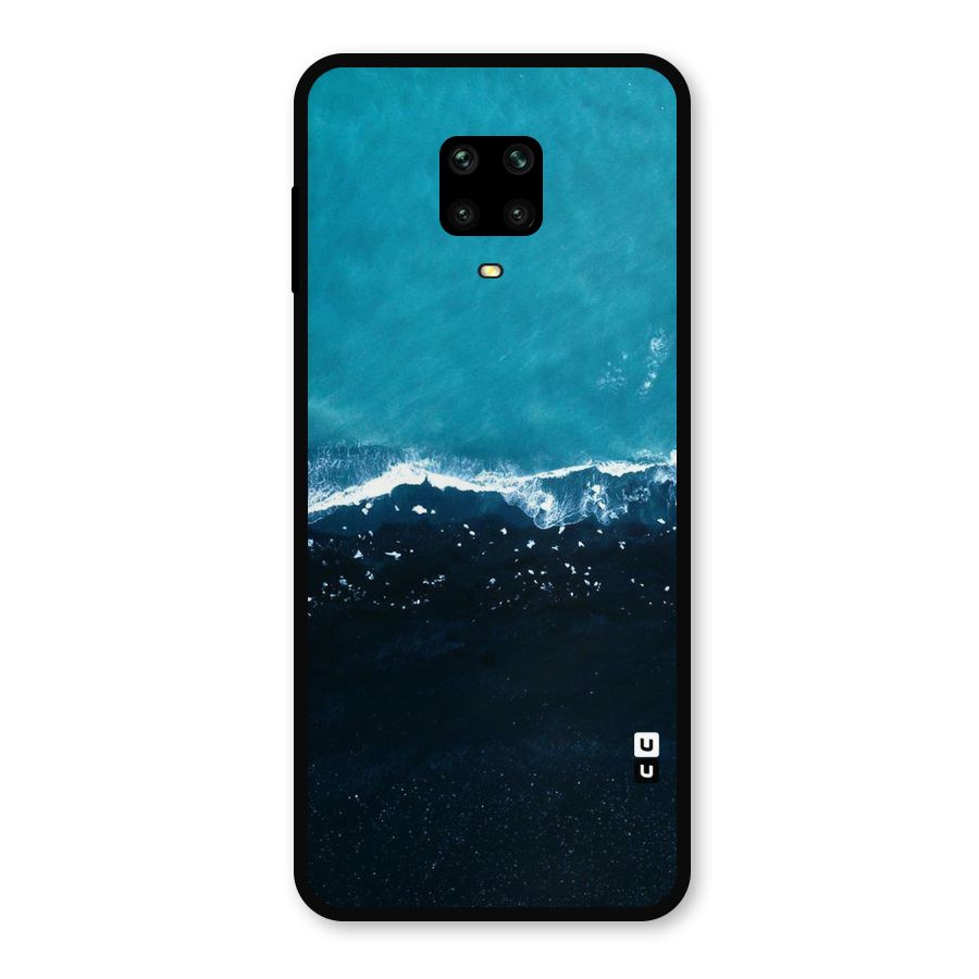 Ocean Blues Metal Back Case for Redmi Note 9 Pro
