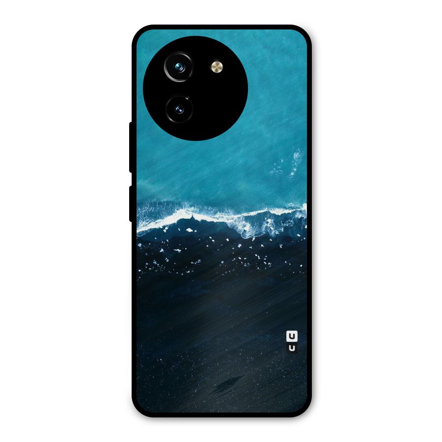 Ocean Blues Metal Back Case for Vivo T3x