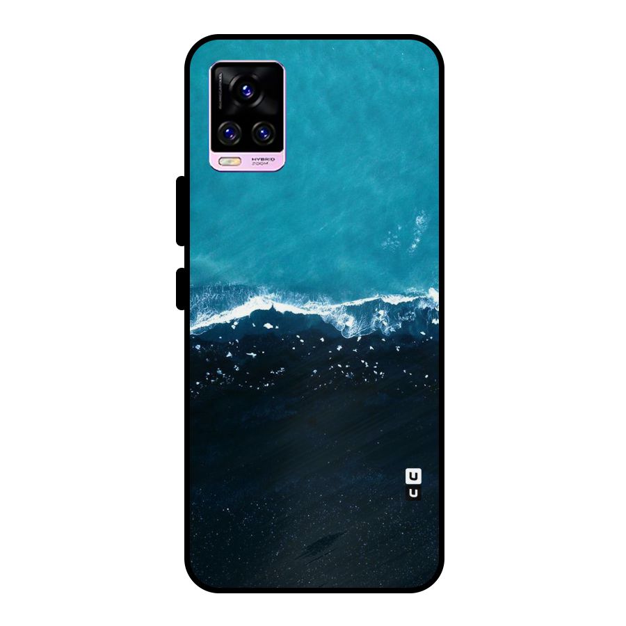 Ocean Blues Metal Back Case for Vivo V20 Pro