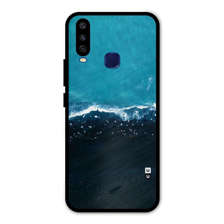 Ocean Blues Metal Back Case for Vivo Y15