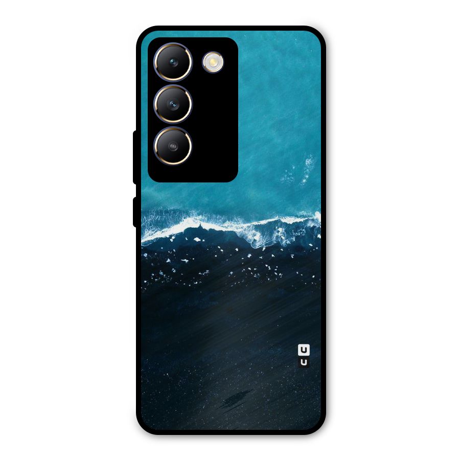 Ocean Blues Metal Back Case for Vivo Y200e