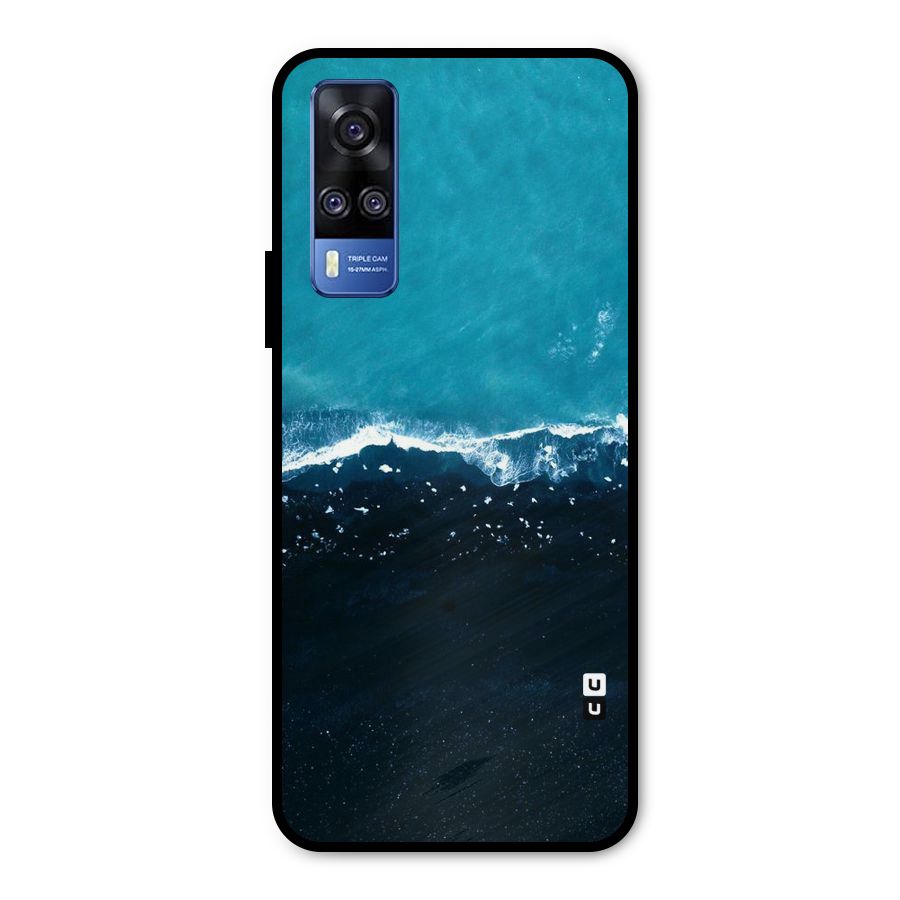 Ocean Blues Metal Back Case for Vivo Y31