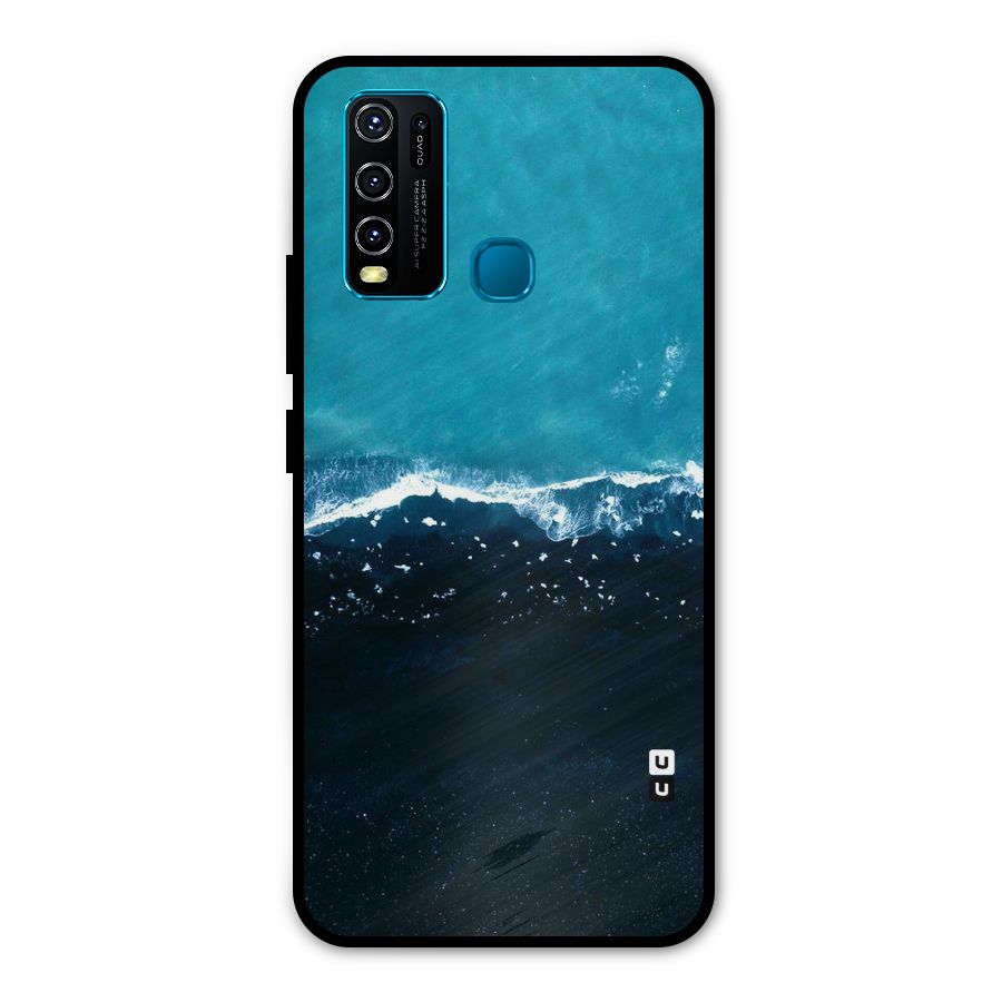 Ocean Blues Metal Back Case for Vivo Y50