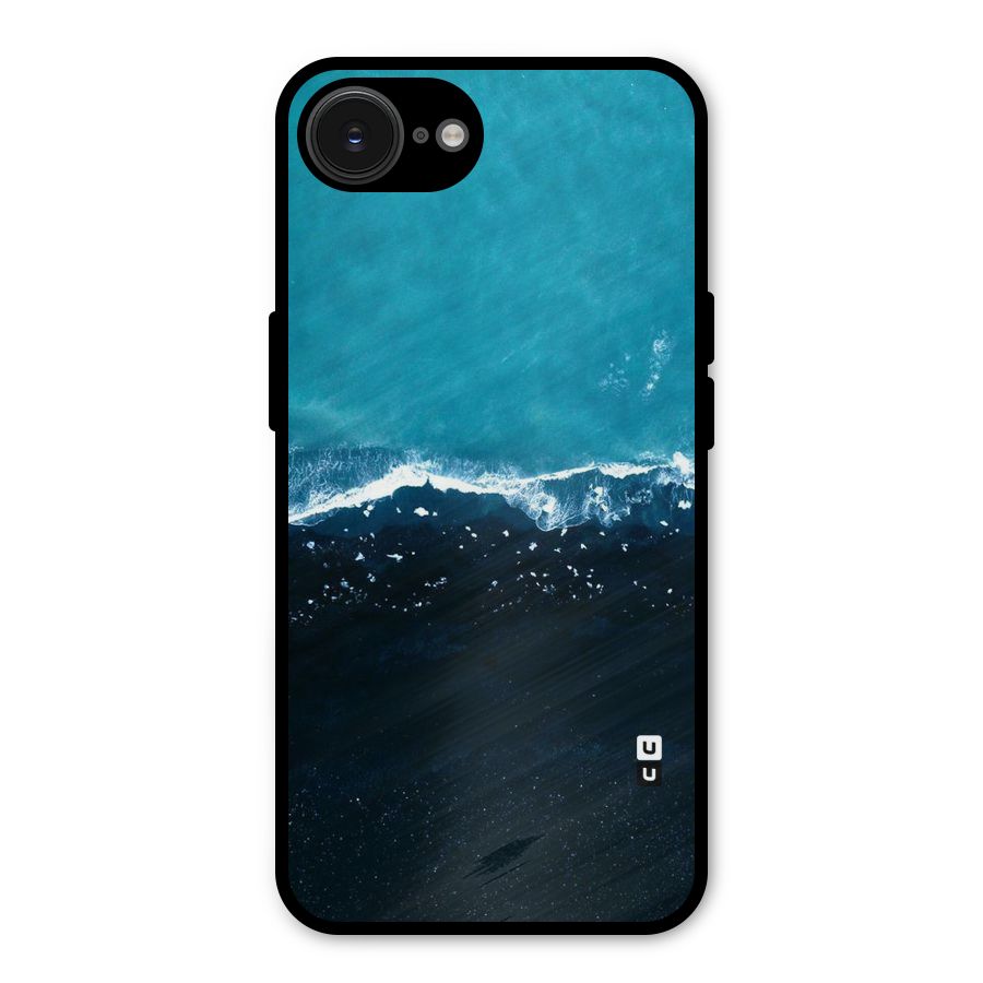 Ocean Blues Metal Back Case for iPhone 16e