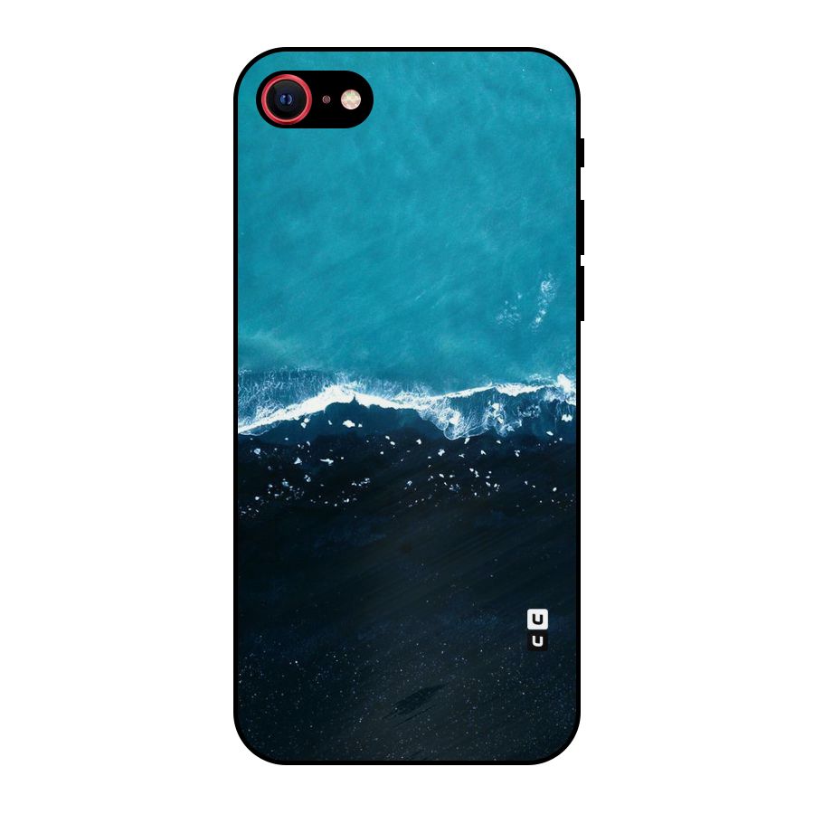 Ocean Blues Metal Back Case for iPhone 7