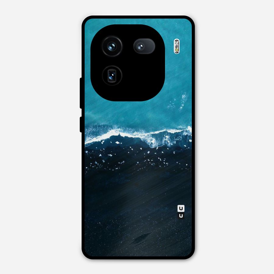 Ocean Blues Metal Back Case for iQOO 12