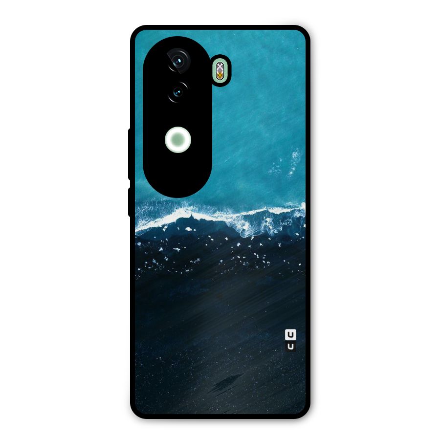 Ocean Blues Metal Back Case for iQOO Z9s