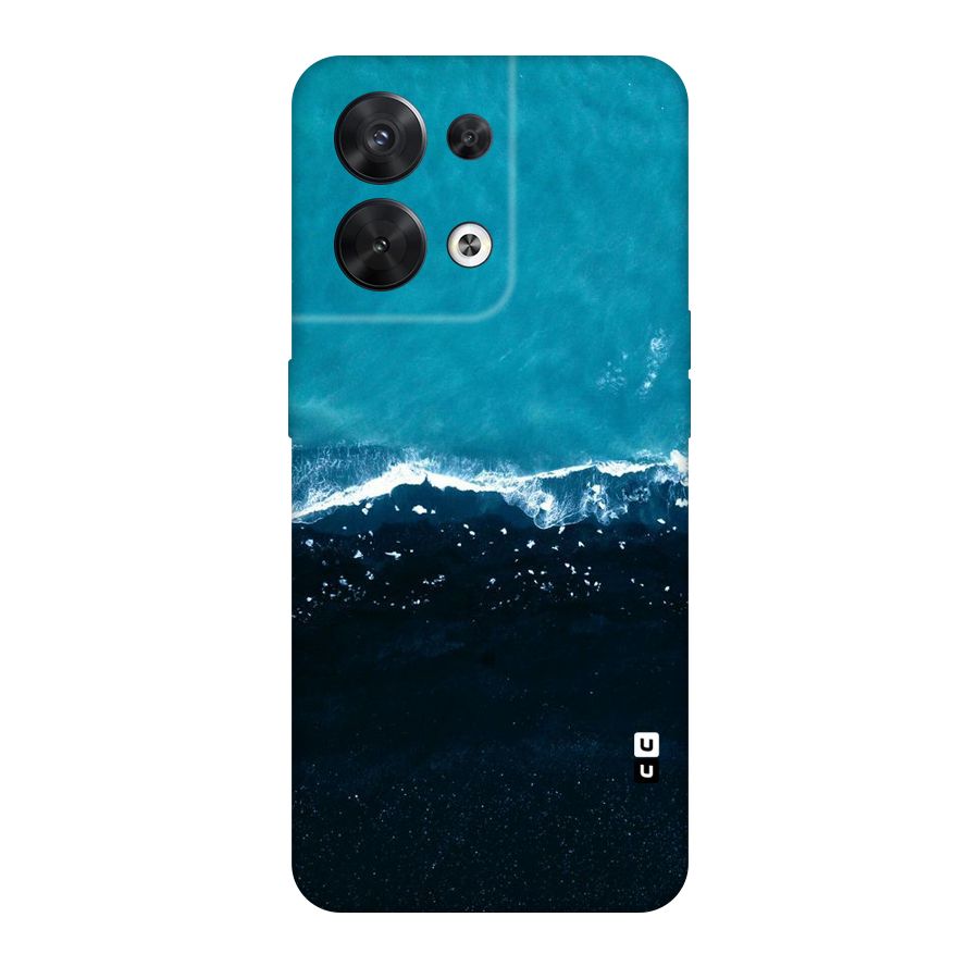 Ocean Blues Original Polycarbonate Back Case for Oppo Reno8 5G