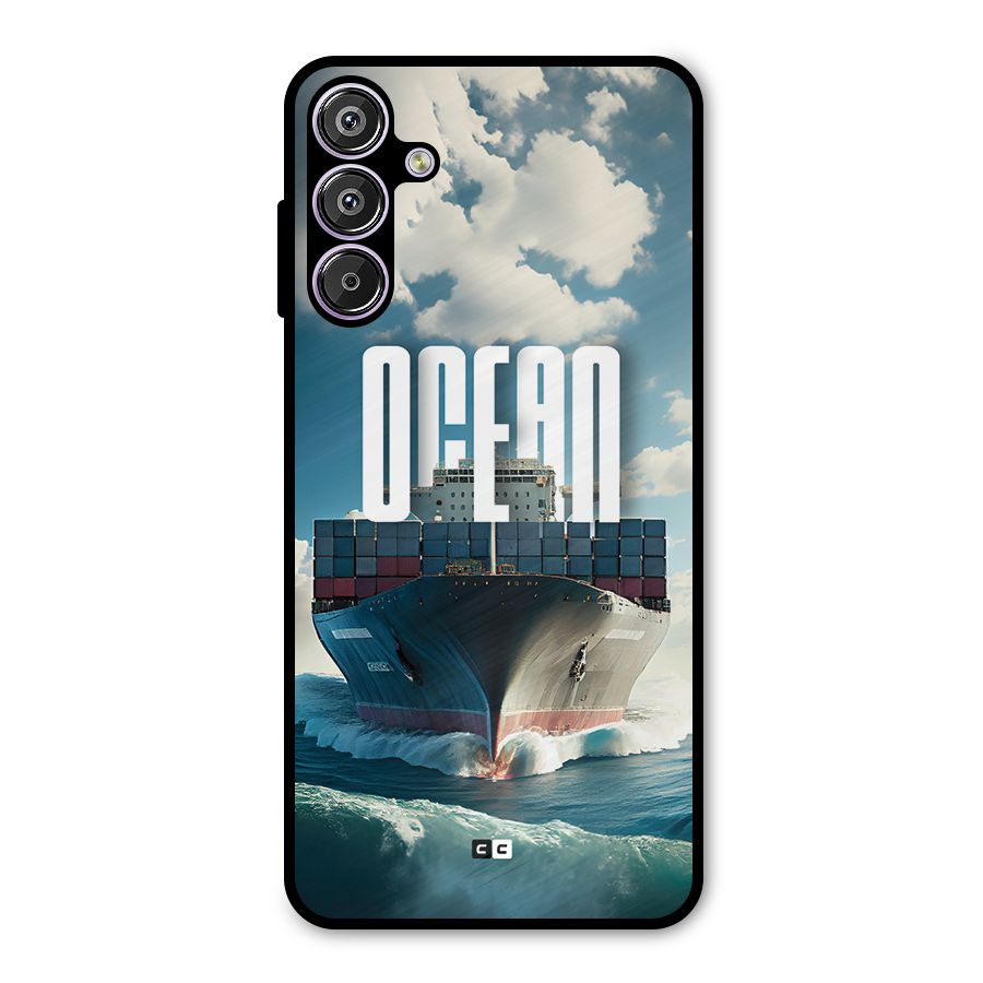 Ocean Life Metal Back Case for Galaxy F15