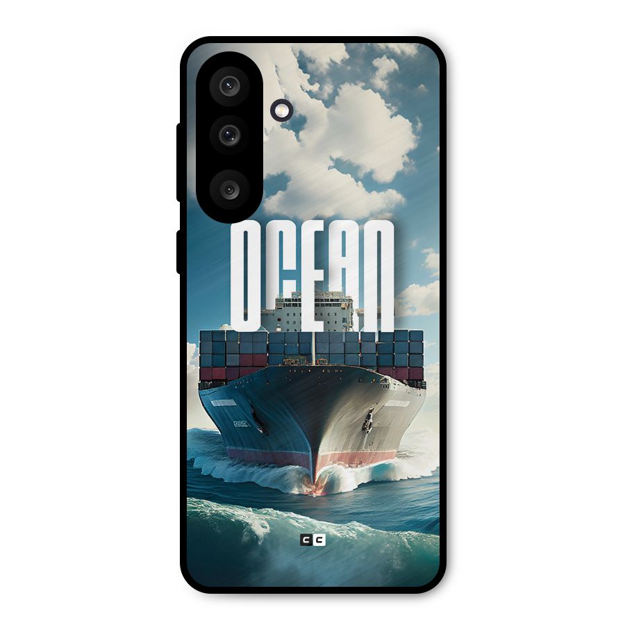 Ocean Life Metal Back Case for Galaxy M56