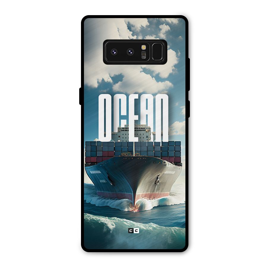 Ocean Life Metal Back Case for Galaxy Note 8